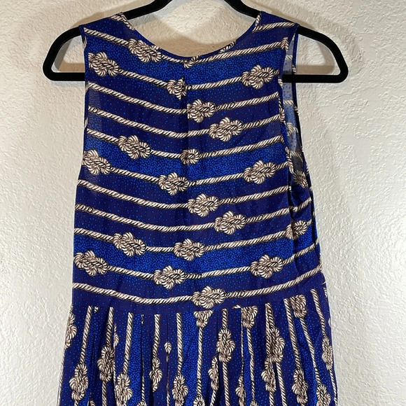 MADEWELL Rope Print Sleeveless Dress With Pockets Size Medium - Picture 6 of 11